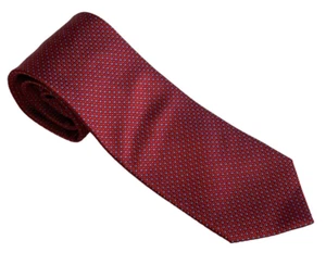 EXCLUSIVE 2008 Red Lord R Colton ROYAL LABEL Silk ITALY Neck Tie - Red SILVER - Picture 1 of 6