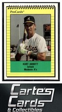 Kurt Abbott 1991 ProCards #3092  Modesto A's
