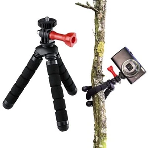 Hama Flex Mini Trépied Flexible 14cm Trépied Pieds Pliables pour Appareil Photo GoPro - Photo 1/13