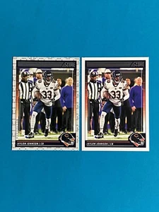 Jaylon Johnson 2024 Score Card Lot Scorecard Parallel + Base Chicago Bears - Picture 1 of 2