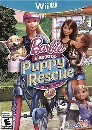 Barbie & Her Sisters Puppy Rescue Complete in orig case w/manual Nintendo Wii U - Image 1 of 1