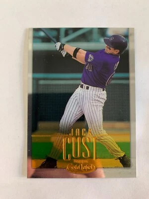 2002 Topps Gold Label Class 1 Gold #132 Jack Cust 074/500 - Colorado Rockies - Image 1 of 2