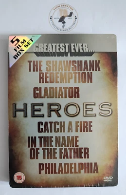 Greatest Ever Heroic Movies Collection Steelbook DVD  Box Set *SEE DESCRIPTION* - Image 1 of 4