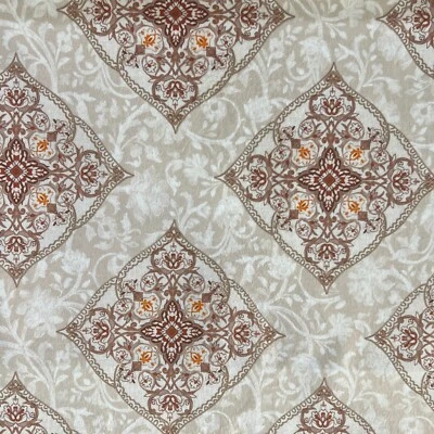 Persian Damask Motif Fabric, 140cm Wide, Upholstery Window Craft, Sold by Yard - Image 1 of 4