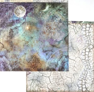 10 hojas, Stamperia doble cara 12x12 álbum de recortes ppr - anillo de galaxia y árbol - Imagen 1 de 1