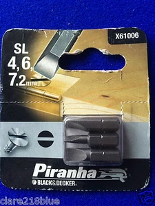 NUEVO Juego de brocas de 25 mm Piranha Black & Decker X61006 ranuradas - Imagen 1 de 1