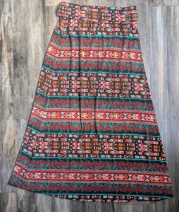 MOSSIMO Maxi Skirt Long Elastic Waist Slip On Fold Over Waist Women's Medium Y2K - Picture 1 of 6