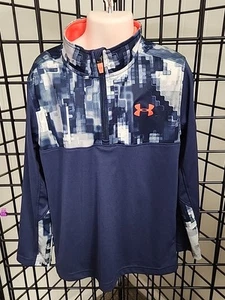 Boys Under Armour quarter zip Long Sleeve shirt sz 7 - Picture 1 of 8