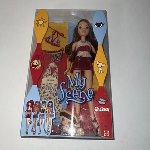 Mattel My Scene Chelsea Barbie Puppe 2002 Neu im Karton B2232 Handtasche Hund Rothaarig - Bild 1 von 5