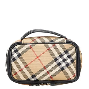 BURBERRY Nova Check Pouch Women 【Used】 - Picture 1 of 9
