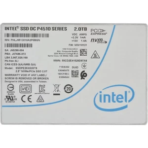 Intel DC P4510 Series 2TB NVME U.2 2.5" SSDPE2KX020T8 - Imagen 1 de 1