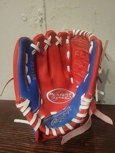 Guanto da baseball Rawlings PL91SR rosso bianco blu giovane LHT bambini piccoli - Foto 1 di 4
