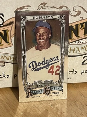 Allen & Ginter #31 Jackie Robinson 2025 cromo mini paralelo - Dodgers Foto 1 de 2