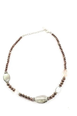 BONITA Collar estilo collier Mujeres color bronce-color plata look efecto mojado - Imagen 1 de 4