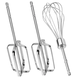Hand Mixer Beaters with Whisk Attachment Replacement Beaters for Hamilton Bea... - Picture 1 of 7