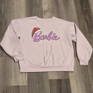 Barbie Weihnachtsmütze rosa Weihnachten Sweatshirt - Bild 1 von 4
