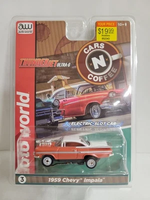 Auto World 1959 Chevrolet Impala Street Rod w/ Blower HO Scale Slot Car SC392 - Image 1 of 4