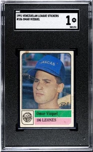 Liga Venezolana de Invierno Topps 1991 Omar Vizquel SGC 1 #106 - Imagen 1 de 3