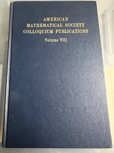 AMS COLLOQIUM PUBLICATIONS VOL VIII - NON-RIEMANNIAN GEOMETRY - LUTHER EISENHART - Picture 1 of 3