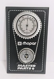 VINTAGE BRUCE FOX INC MOPAR MASTER PARTS WALL THERMOMETER BAROMETER - Picture 1 of 9