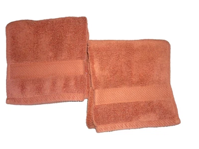 JUEGO DE TOALLAS DE MANO ROYAL VELVET SPICE NARANJA QUEMADO (2) 15 X 25 Foto 1 de 3