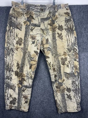 Vintage Cabela's Realtree Treestand Camo Denim Hunting Pants Men's 44 REG - Image 1 of 4