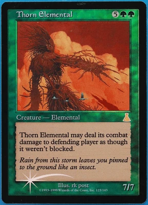 Thorn Elemental FOIL Urza's Destiny PLD Green Rare CARD (501308) ABUGames - Image 1 of 2