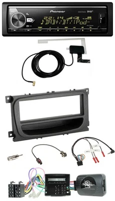 Pioneer Bluetooth DAB USB Lenkrad Autoradio für Ford C-Max Focus Can 07-10 Galax - Bild 1 von 4