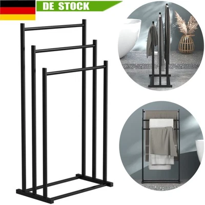 Handtuchhalter Stehend Handtuchständer freistehend Handtuchhalter Badetuchhalter - Bild 1 von 4