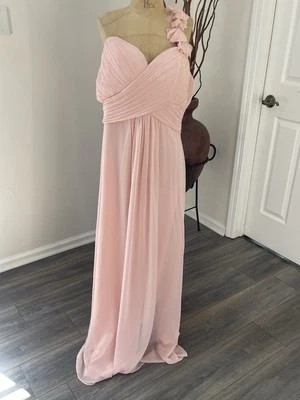 Ever Pretty Rosa Chifón Calce Acampanado XL Ocasión Especial Vestido Dama de honor Baile de graduación Foto 1 de 4