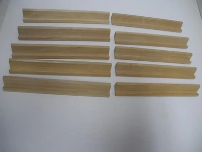 Juego de 10 Bandeja Soporte Azulejos Madera Scrabble Original Vintage Estilo B Foto 1 de 4