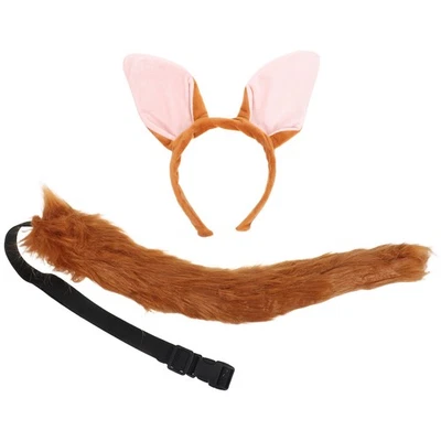  Diadema orejas de zorro cosplay dibujos animados diademas de animales para mujer Foto 1 de 4