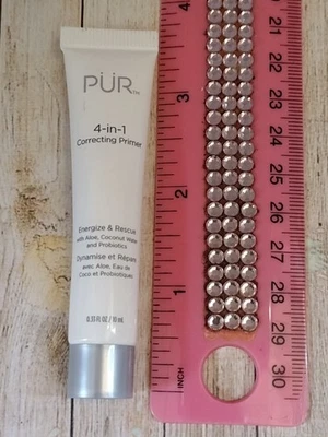 MINI PUR 4-in-1 CORRECTING FACE PRIMER Energize & Rescue TRAVEL SIZE 0.33 fl oz - Image 1 of 4