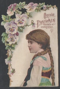 CHOCOLAT POULAIN /  1900"s CHROMO GAUFRE DECOUPIS - Picture 1 of 2
