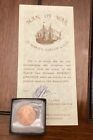 East India 1808 Copper Coin With COA