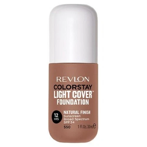 Revlon Colorstay Light Cover Foundation SPF 34 Natural Finish 550 1 Fl Oz AS IS - Image 1 of 1