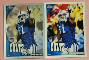 (2) Pat Angerer 2010 Rookie RC LOT Topps Chrome #C121 + Topps #397 - Picture 1 of 1