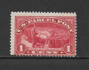 U.S. SCOTT Q1 MNH FINE - 1913 1c CARMINE ROSE - PARCEL POST ISSUE (C) - Picture 1 of 2
