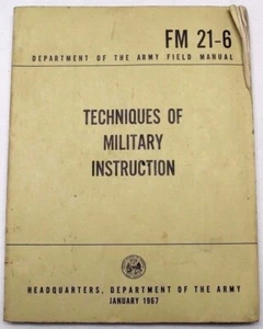 FM 21-6 Técnicas de Instrucción Militar Enero 1967 Manual Técnico Libro Z354 - Imagen 1 de 11
