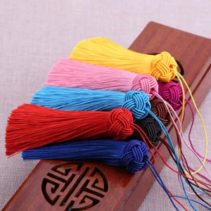 1X Pineapple Cap Polyester Ice Silk Meek Tassel Trim Craft Jewelry Making DIY - Picture 1 of 14