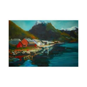 Druck auf Leinwand Auf Papier Poster Oder Bild Baba Eddie Waterside - Bild 1 von 2