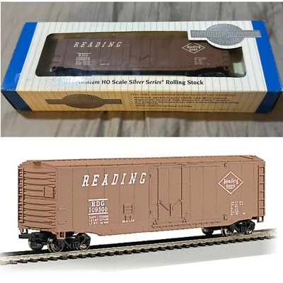 Bachmann Silver Series 18010 HO Scale 50' Plug-Door Box Car ~Reading (RDG)109300 - Image 1 of 3