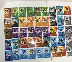 Large Lot Of 45 Skylanders Game Cards Creatures Equipment Figures - Picture 1 of 7