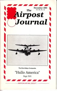 The Airpost Journal December 1993 The Short-Mayo Composite - Picture 1 of 2