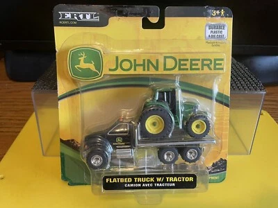 JOHN DEERE FLATBED W/TRACTOR 1/64 ERTL FARM COUNTRY NIP RARE HARD TO FIND RARE - Image 1 of 4