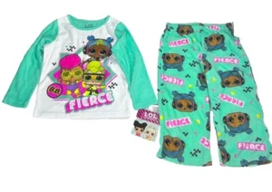 LOL Surprise Dolls Kids Size 4, 2 Piece Sleepwear Set Pajamas “Fierce” NWT $48 - Picture 1 of 7