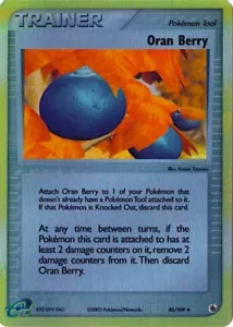 Oran Berry 85/109 Reverse-Holo EX Ruby & Sapphire Pokémon Card NM - Picture 1 of 1