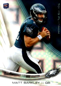 2013 Topps Platinum Xfractors #108 Matt Barkley RC Philadelphia Eagles - Picture 1 of 1