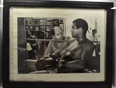 Ferdie Pacheco The Fight Doctor Muhammad Ali Cornerman Autographed Framed Photo• - Image 1 of 3