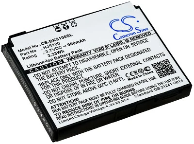 POWERY Batterie pour GP S Navigation Becker HJS-100 / Map Pilot